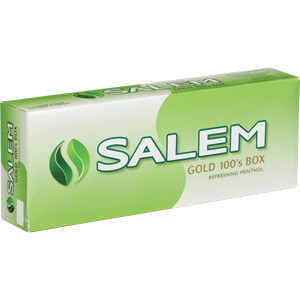 SALEM Gold 100'S Box (USA)