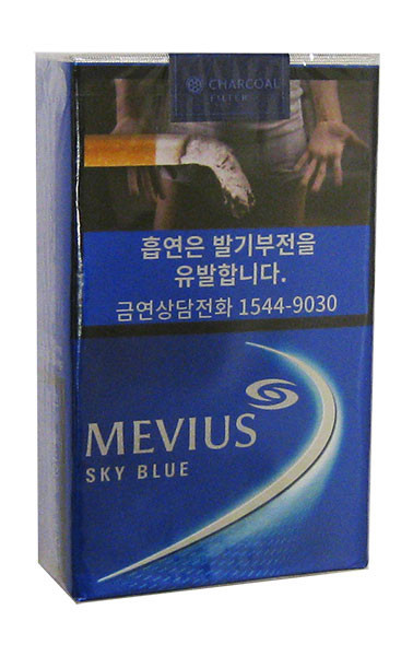 Mevius Sky Blue Soft Pack (Korea Duty Free)